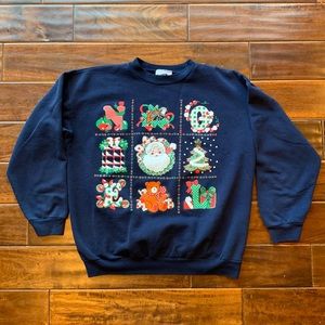 Vintage Admit One NOEL Christmas crewneck sweatshirt 🎄🎅🏼